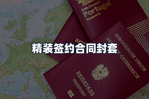 精装签约合同封套